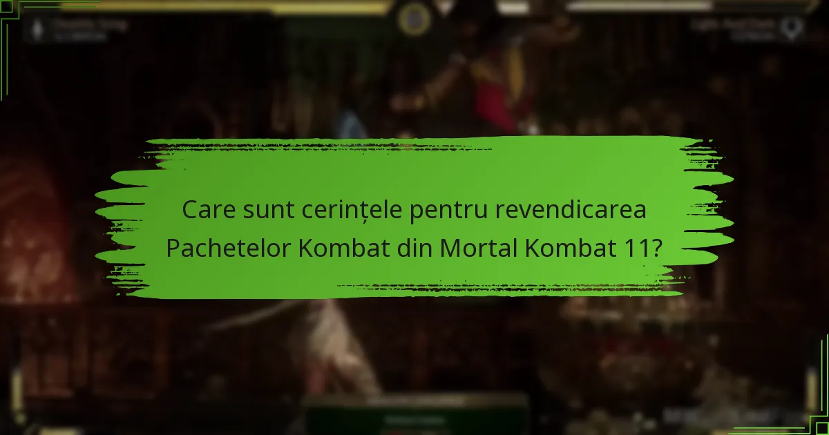 De unde puteți achiziționa Pachetele Kombat din Mortal Kombat 11?