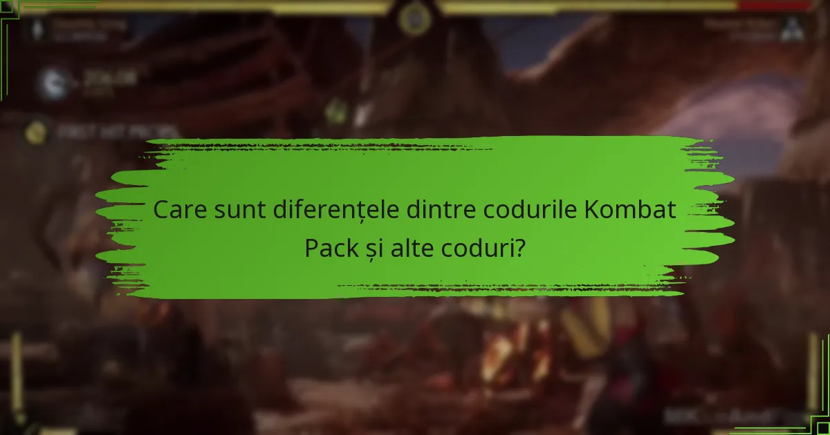 Care sunt datele de expirare pentru codurile de redeem Kombat Pack?