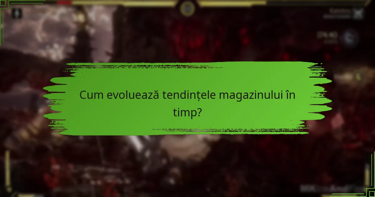 Cum evoluează tendințele magazinului în timp?